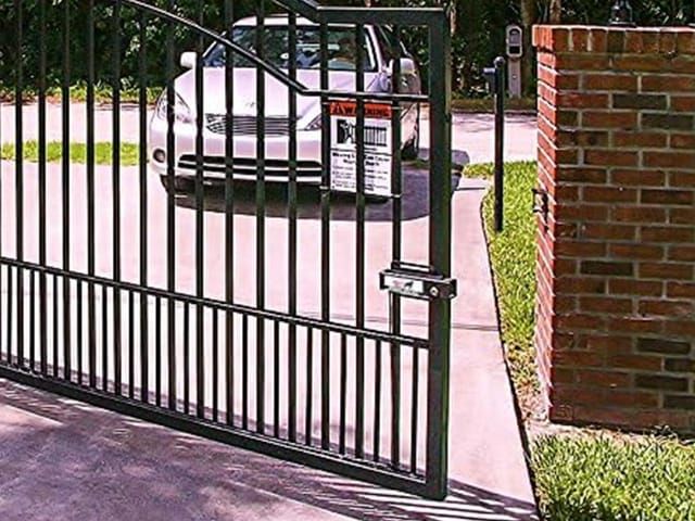 electric gate lock