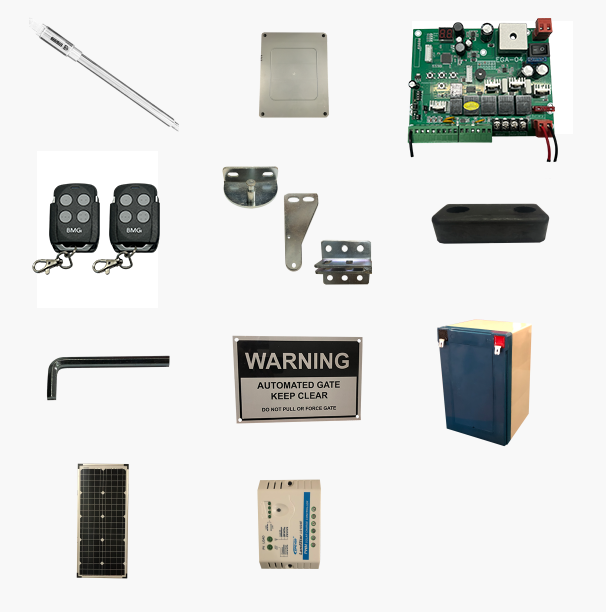 e8 500 solar kit gate automation
